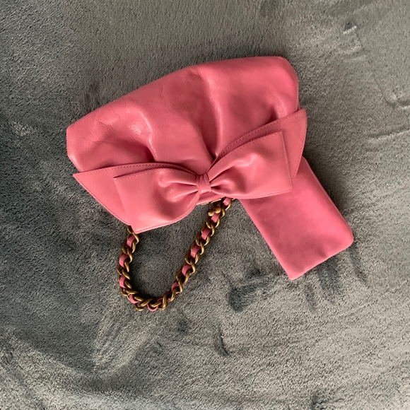 Isabella Fiore pink leather handbag - Picture 2 of 8